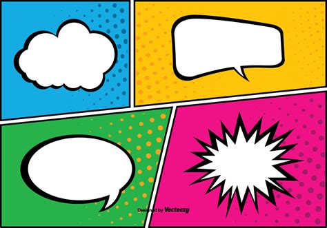 Comic Pop Art Style Background Illustration - Download Free Vector Art ...