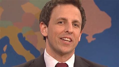 Seth Meyers' funniest moments as 'Weekend Update' anchor