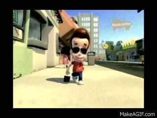 Cool Jimmy Neutron Walk on Make a GIF