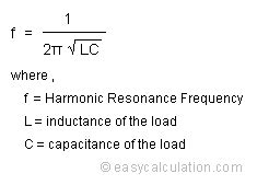 Harmonic Number and Resonance Frequency Formula - Data Analysis