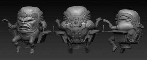 ArtStation - M.O.D.O.K Zbrush Sculpt