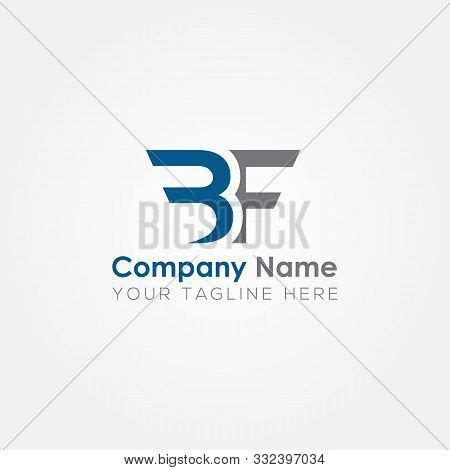 Initial Bf Letter Vector & Photo (Free Trial) | Bigstock