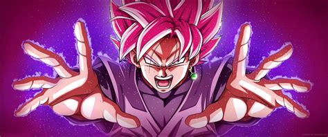 Goku Black Super Saiyan Rose Live Wallpaper - MoeWalls