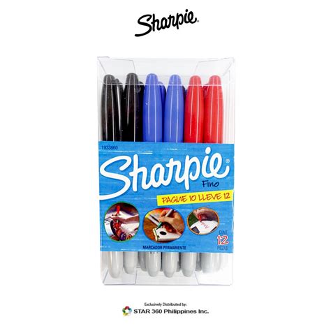 Sharpie Fine Point 12ct- Basic Colors – Star 360