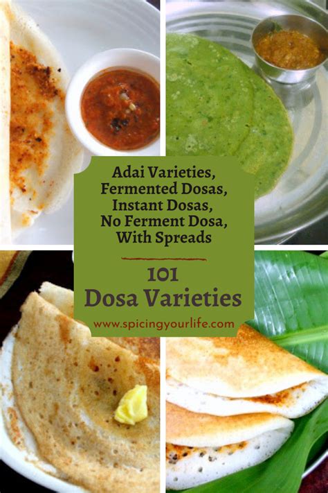 101 Dosa Varieties | Collection of Dosa Recipes