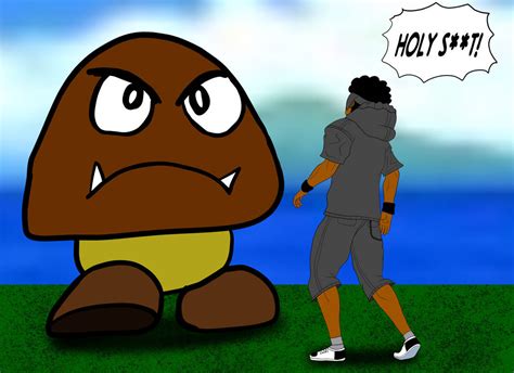 The Giant Goomba Attacks! by t1mmypsp on DeviantArt