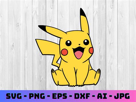 Pikachu SVG Pikachu Png Pokemon Cricut Vektor Bundle - Etsy Schweiz