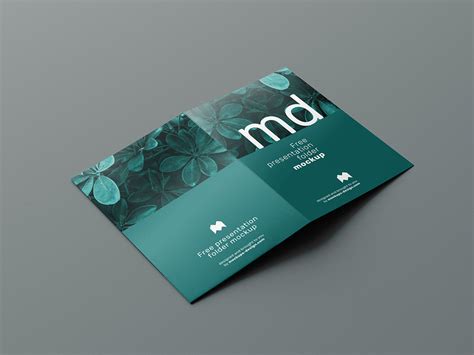 Free presentation folder mockup - Mockups Design