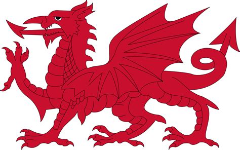 Welsh dragon logo, Wales dragon vector 9767138 Vector Art at Vecteezy