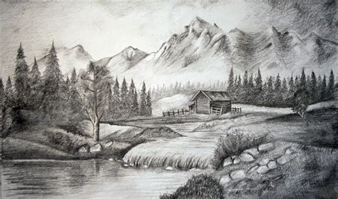 How To Sketch Landscapes In Pencil at Drawing Tutorials