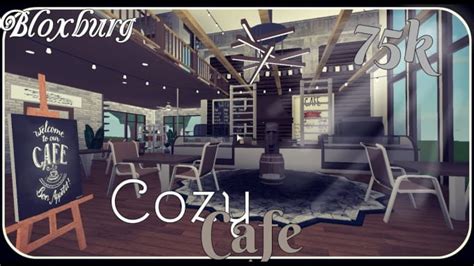 Bloxburg Cafe - BLOXBURG || Cozy vegetarian cafe 125k - YouTube ...