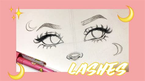 HOW I DRAW POPPIN EYELASHES - YouTube