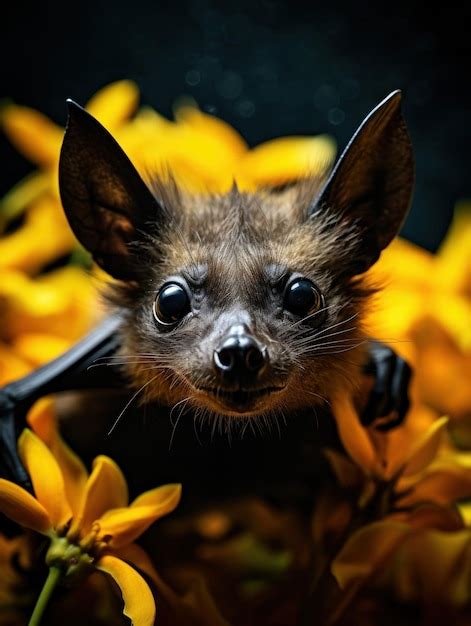 Premium AI Image | Bat in its Natural Habitat Wildlife Photography ...