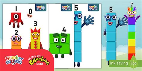 FREE! - 👉 Numberblocks: Cut-Outs - Maths Resources