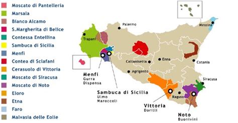 Sicilians wines their regions and grapes