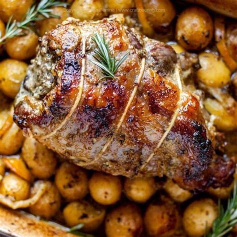 Succulent Greek Lamb Shoulder Roast with Lemon Potatoes