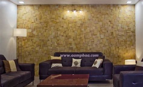 Living Room Stone Cladding at Rs 340 /sft | Stone Wall Cladding | ID ...