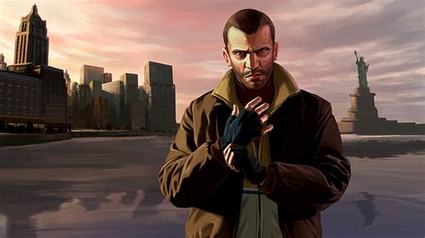 HD wallpaper: Nico, GTA IV, GTA 4, Bellic, grand theft auto, Niko ...