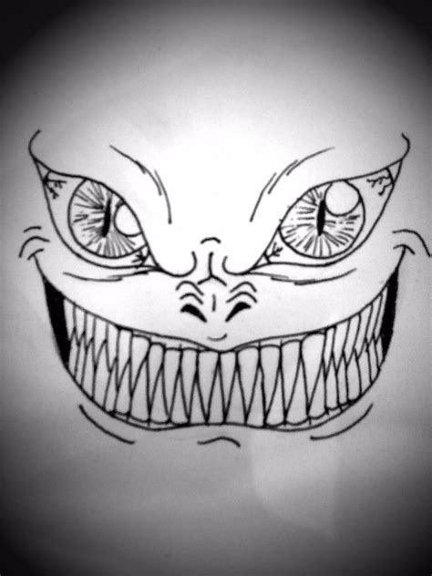 Drawing: scary face