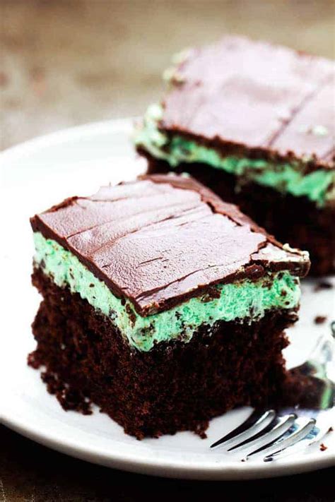 Mint Chocolate Chip Cake | The Recipe Critic