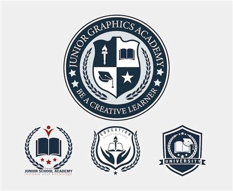 Premium Vector | Academy education logo design