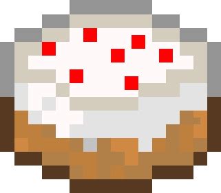 Minecraft Cake Pixel Art