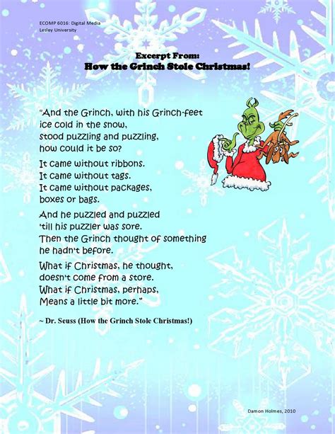 How the Grinch Stole Christmas Quotes. QuotesGram