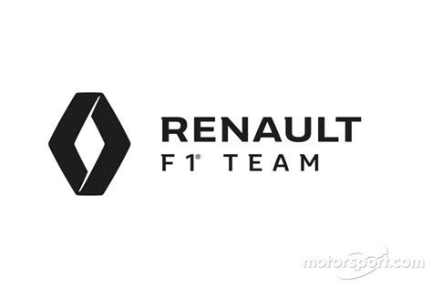 Renault F1 Team logo at Renault F1 Team announcement