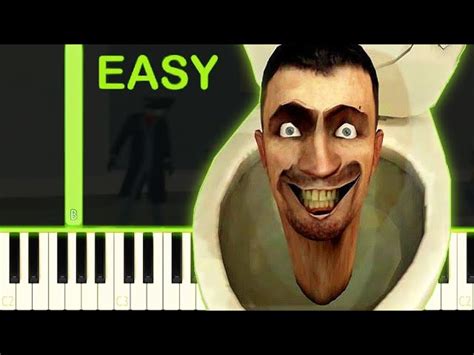 SKIBIDI TOILET MEME SONG - EASY Piano Tutorial Chords - Chordify