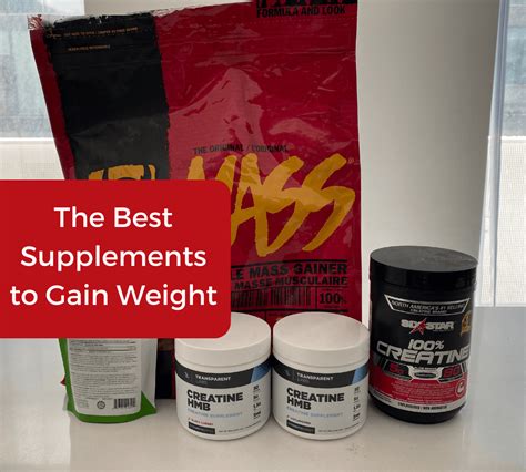 The Best Supplements to Gain Weight (2023 Updated) - Gaining Tactics