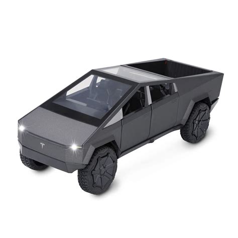 Tesla CyberTruck 1/24 Scale Model Toy Truck In Black, Gray, Silver With ...