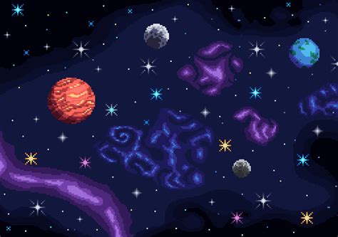 2560x1800 Artistic Pixel Art HD Space 2560x1800 Resolution Wallpaper ...