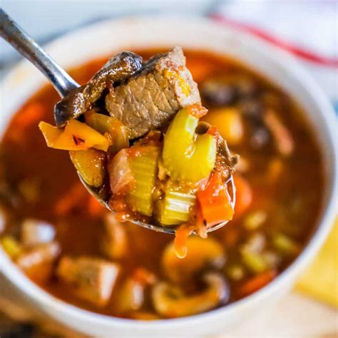 Instant Pot Skinny Steak Soup - Sweet Cs Designs