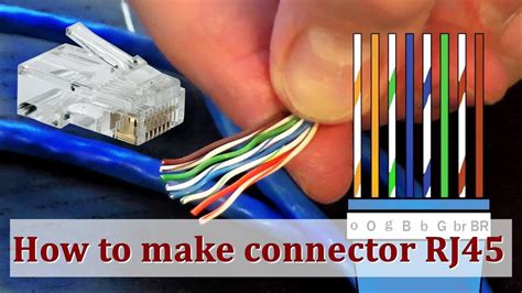 How To Crimping Ethernet RJ45 Cable | RJ45 Color Code | Tutorial 2022 ...