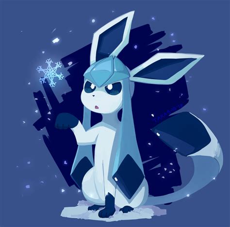 #Glaceon by TheRealBlueFox on @DeviantArt | Pokemon eeveelutions, Cute ...