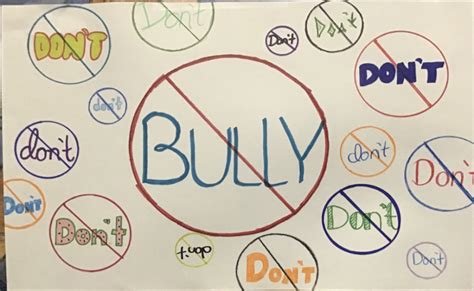 compagno Nord America Rilevare anti bullying poster drawing ...