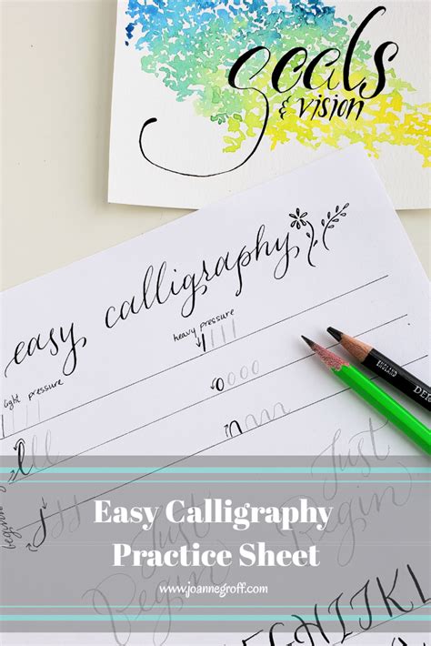 Free Printable Pencil Calligraphy Worksheets - Draw-metro