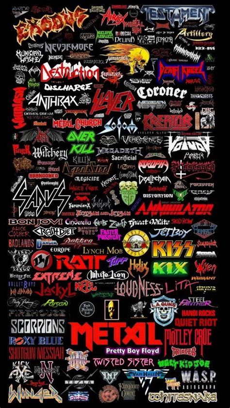 80s Metal Bands, Metal Band Logos, Rock Band Logos, Rock Band Posters ...