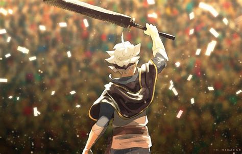 Wallpaper sword, guy, Black Clover, Asta for mobile and desktop ...