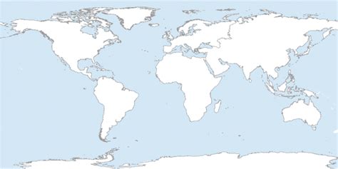 Blank Map Of 7 Continents And 5 Oceans Printable - Infoupdate.org