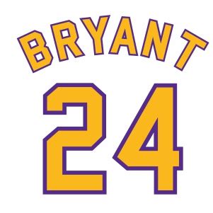 Buy Kobe Bryant 24 Jersey Logo Eps Png online in USA