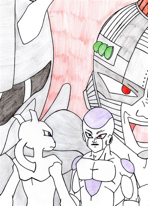 Frieza vs Mewtwo by Kynoshi on DeviantArt