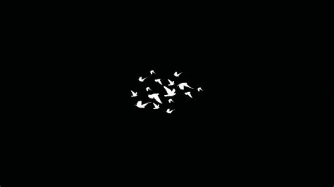 1920x1080 Birds Flying Minimalist Dark 4k Laptop Full HD 1080P ,HD 4k ...