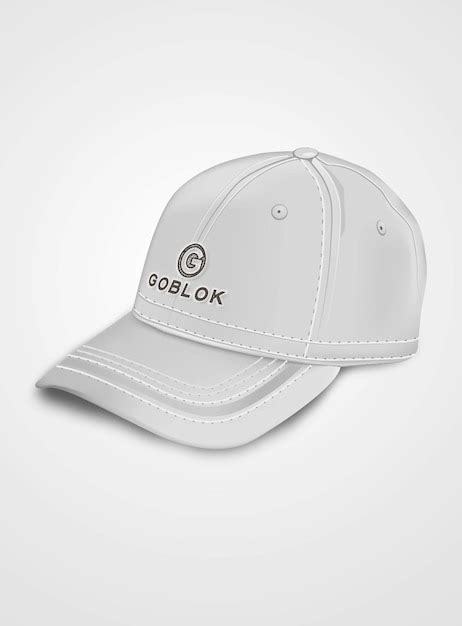 Premium PSD | Hat logo mockup design