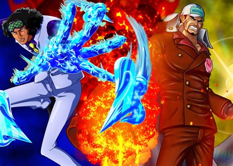 One Piece: Begini Dahsyatnya Pertarungan Aokiji Vs Akainu! - Greenscene