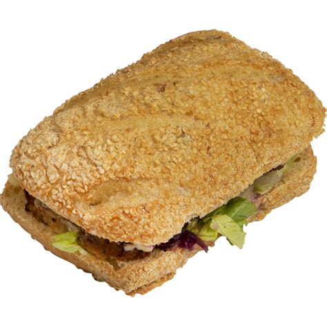 Sandwich m. frikadelle, rødkål og syltede agurker - Seest Bageri ...