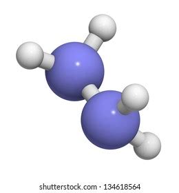 Hydrazine Diazane Rocket Fuel Component Molecular Stock Illustration ...