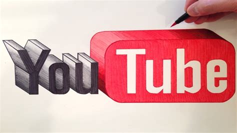 Drawing the YouTube Logo! Easy! | S&N Drawings - YouTube