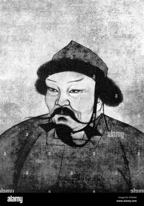 Ogedei Khan, circa 1186 - 1241, Khagan of the Mongol Empire 1229 Stock ...