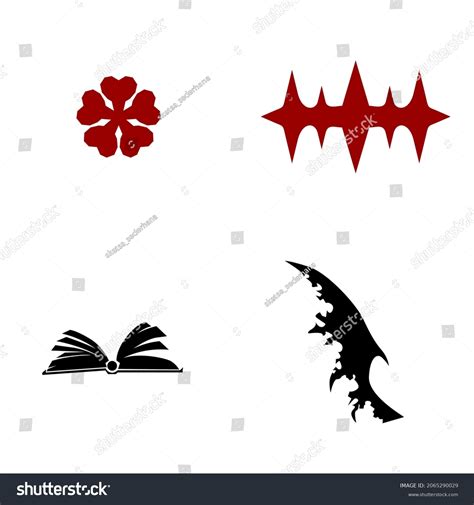 Asta Character Icon Logo Vector Black Stock Vector (Royalty Free ...